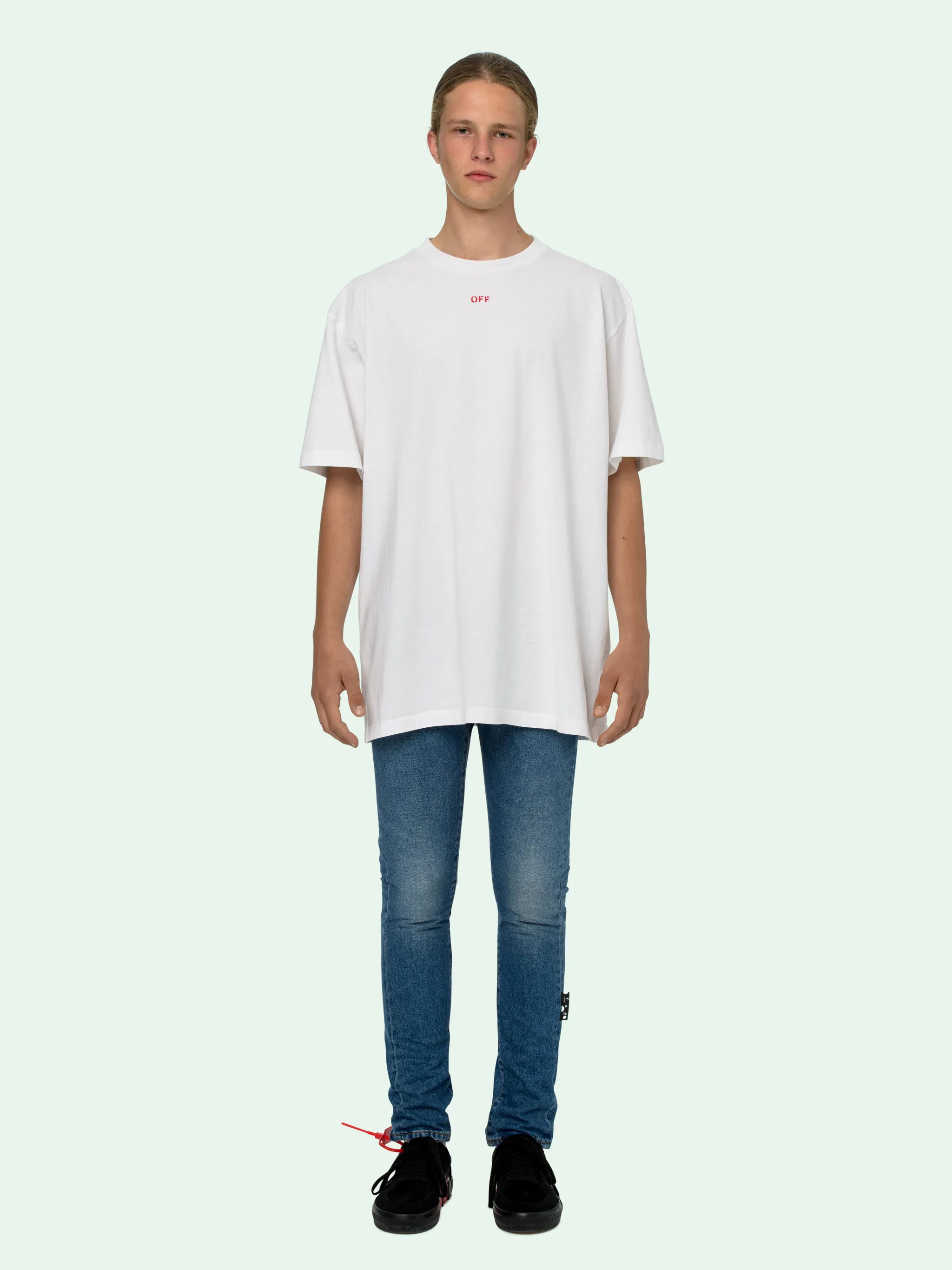 off white stencil tee