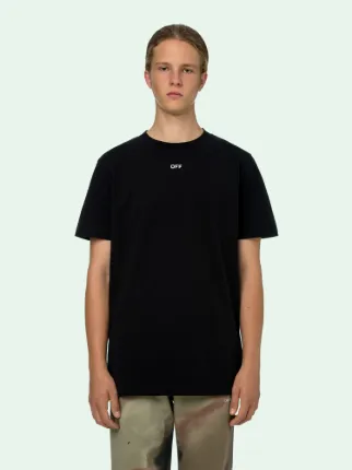 off white slim tee