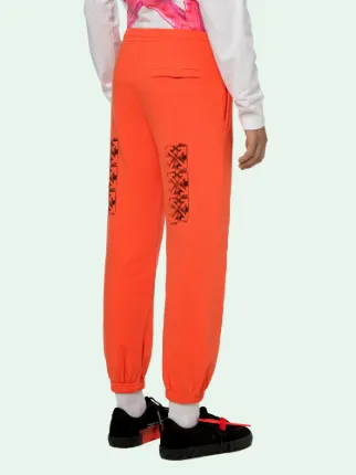 Off white red joggers best sale