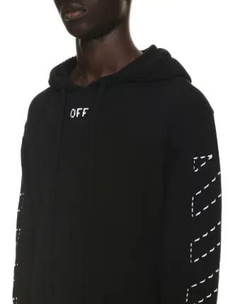 Off White™ Blue Wool Knit Hoodie | Balardi