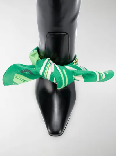 Off-White Stivali For Walking al ginocchio nero | MODES
