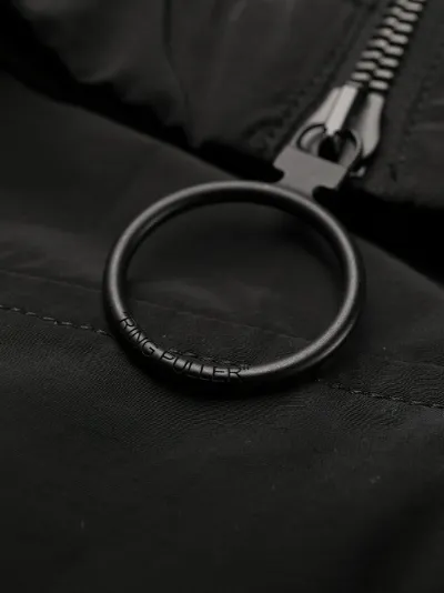 black straight leg cargo trousers