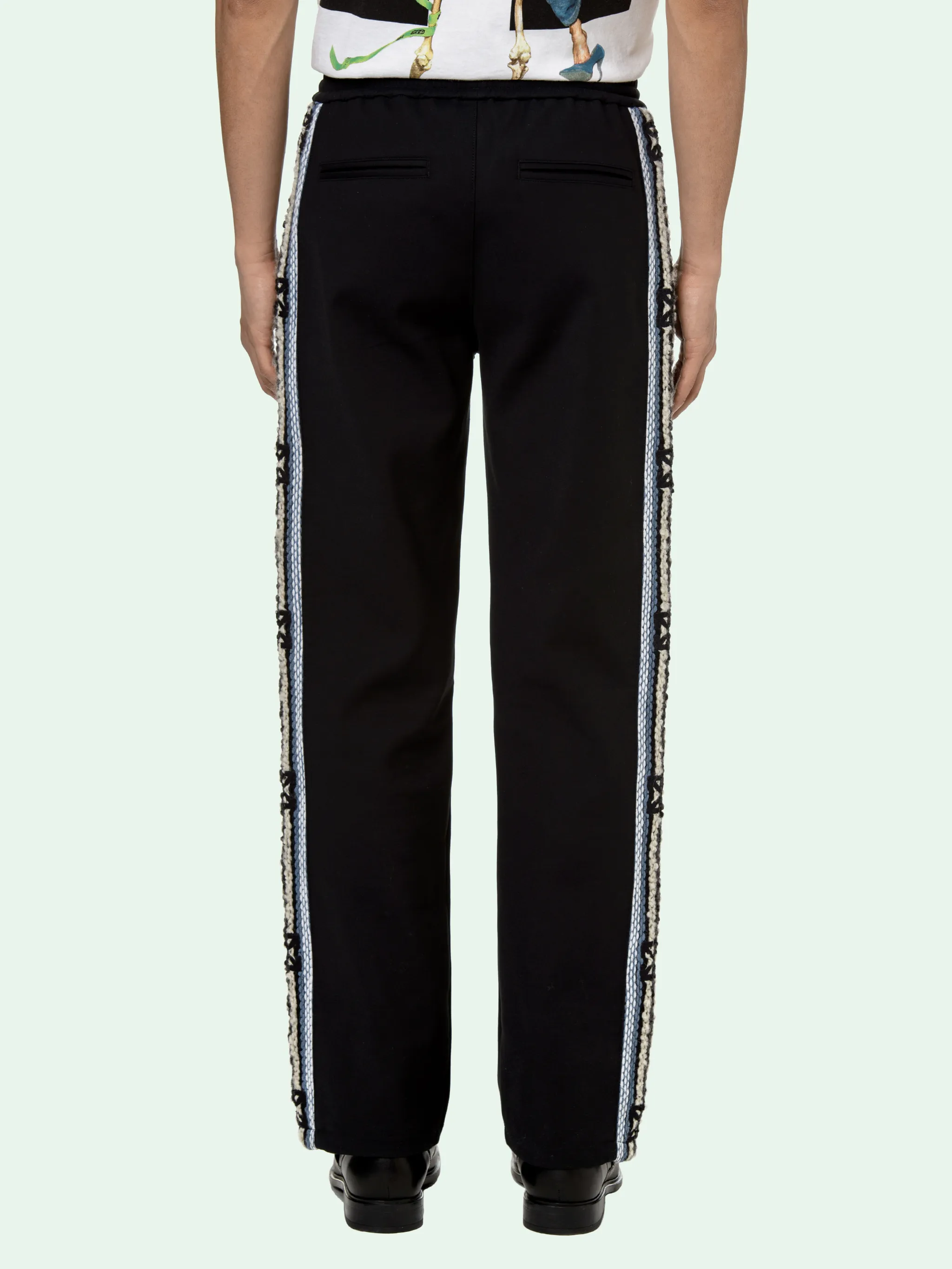 off white straight leg pants