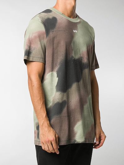 off white camouflage t shirt