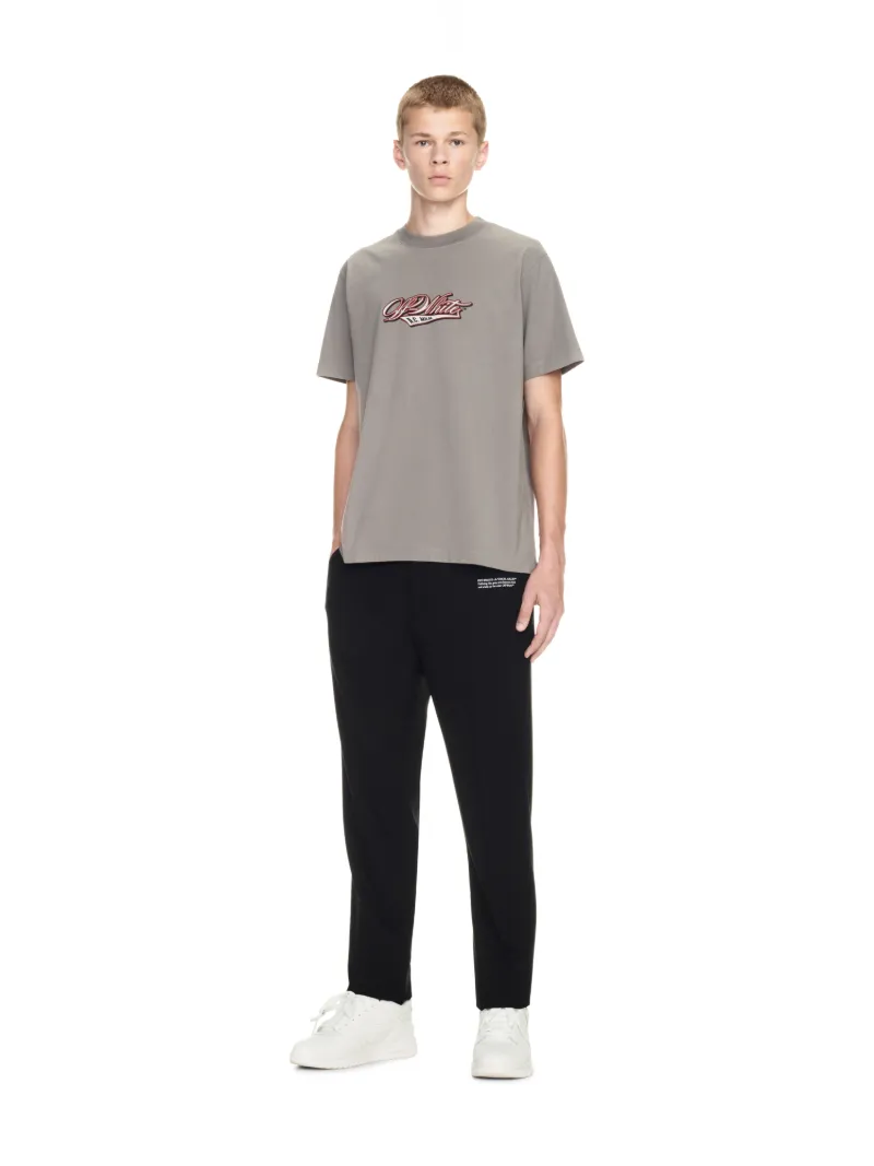T-Shirt mit Off-White c/o AC Milan Logo