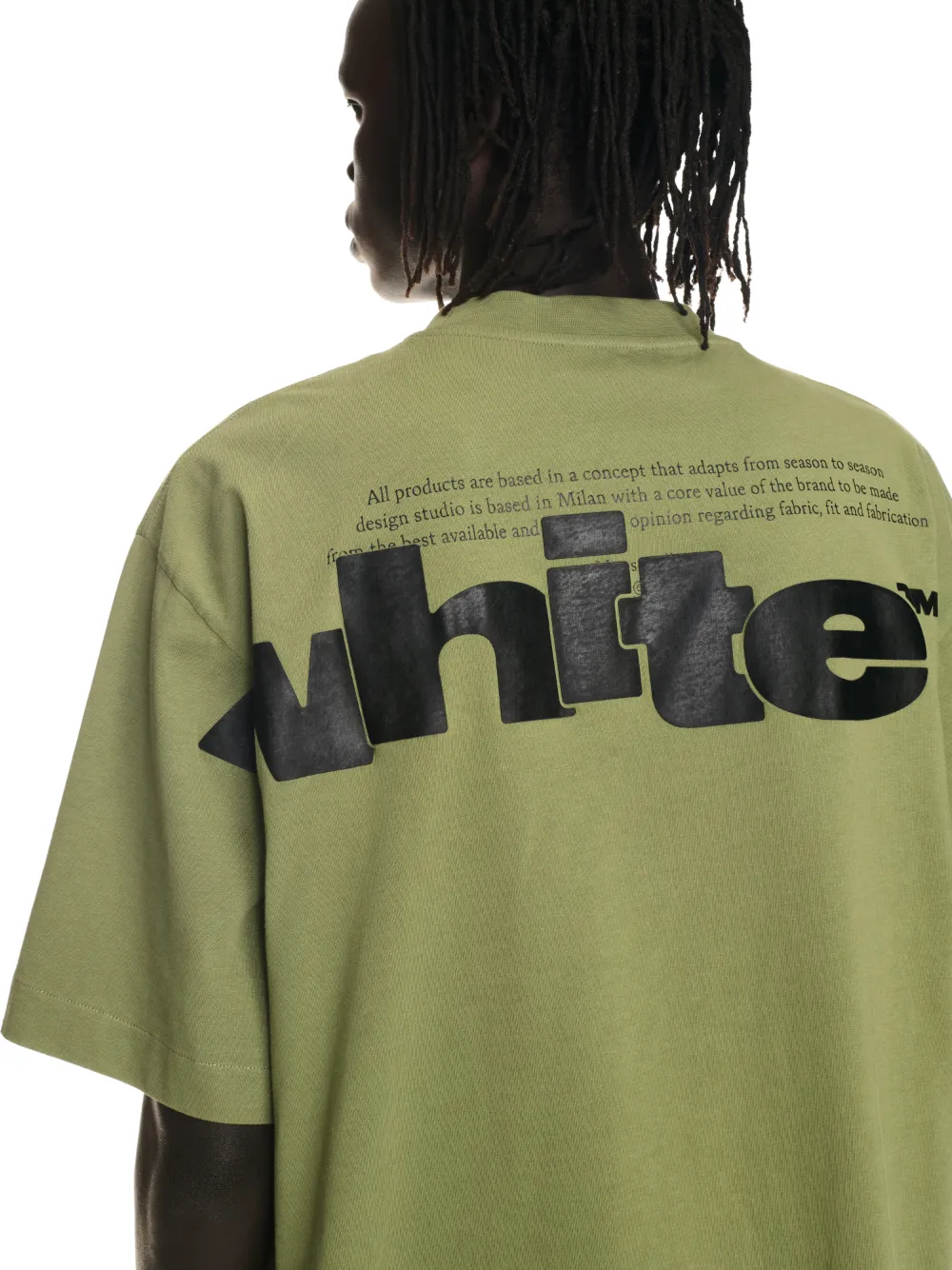 Maglia off white militare online