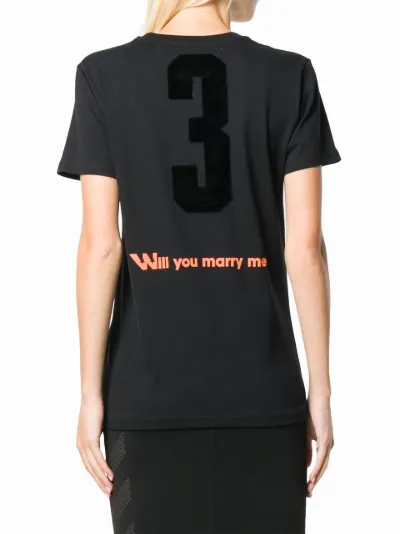 T shirt Will You Marry Me Off White Eraldo IT