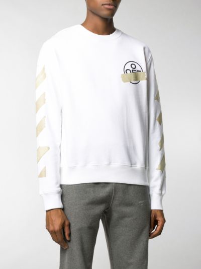 tape arrows sweatshirt