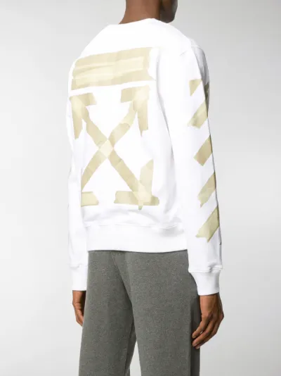 off white tape sweater