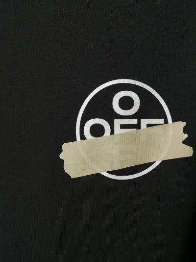 off white tape crewneck