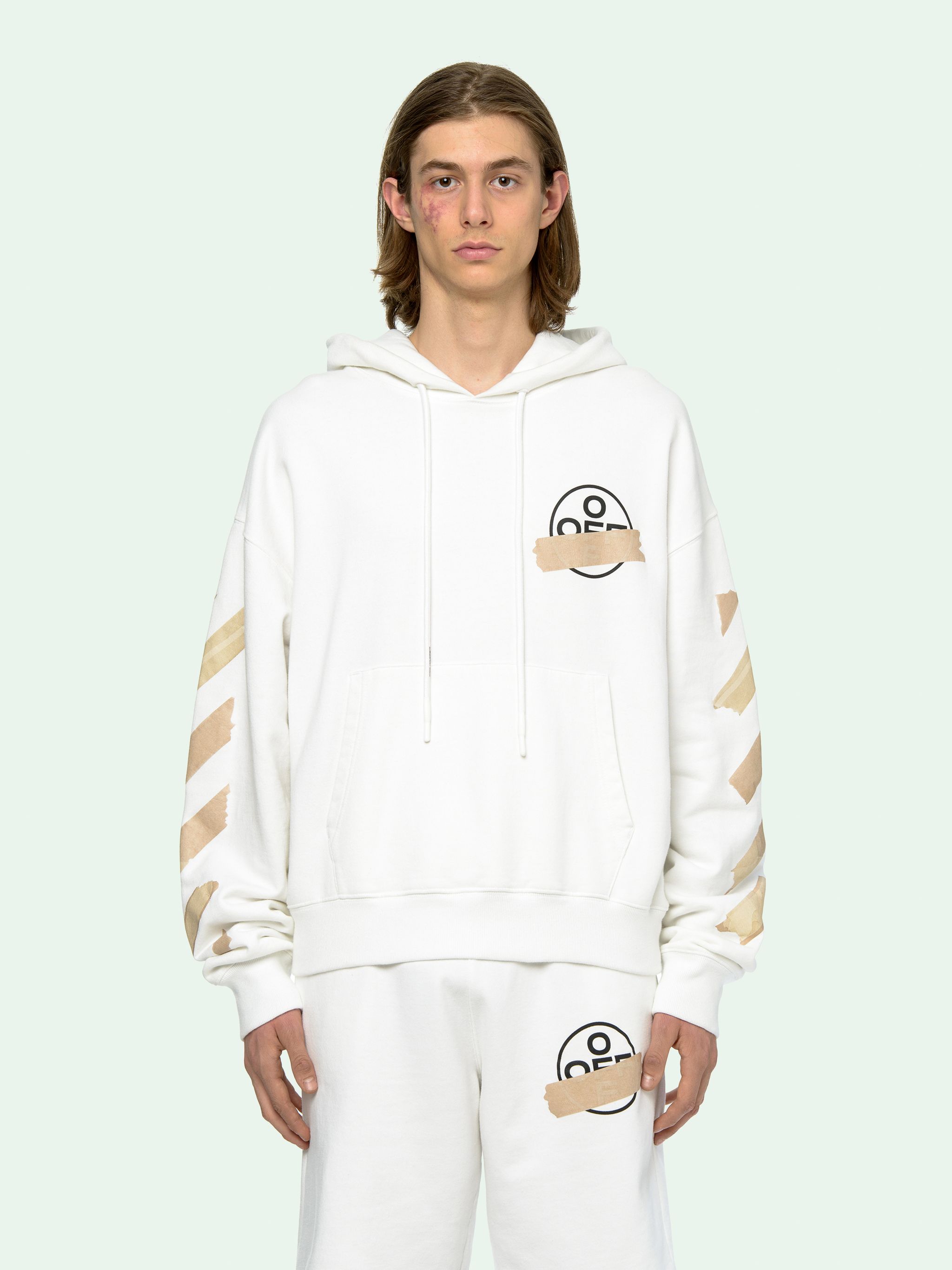 id collection tape hoodie