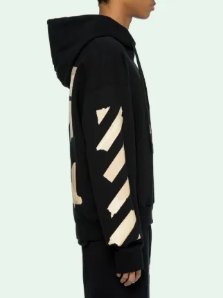 Off white arrow logo hoodie hot sale