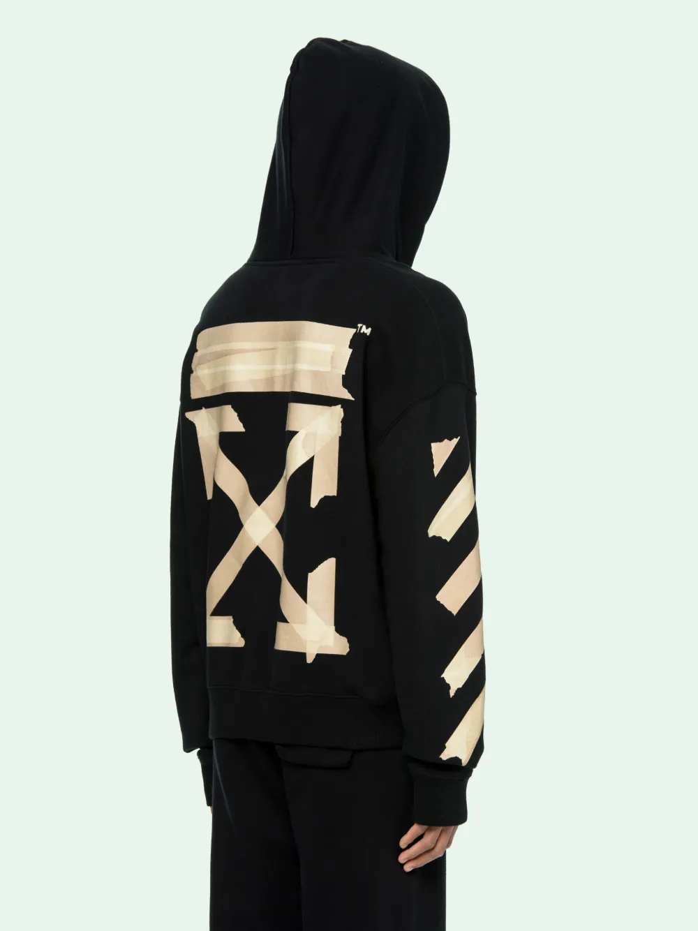 TAPE ARROWS HOODIE in black | Off-White™ Official AR