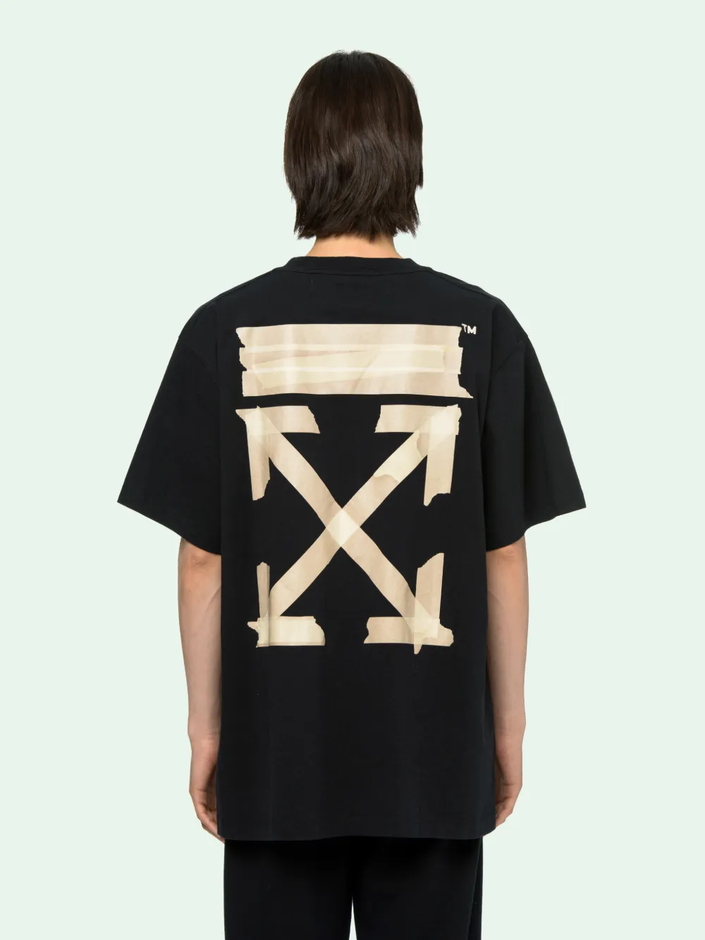 Off white caution outlet tape t shirt