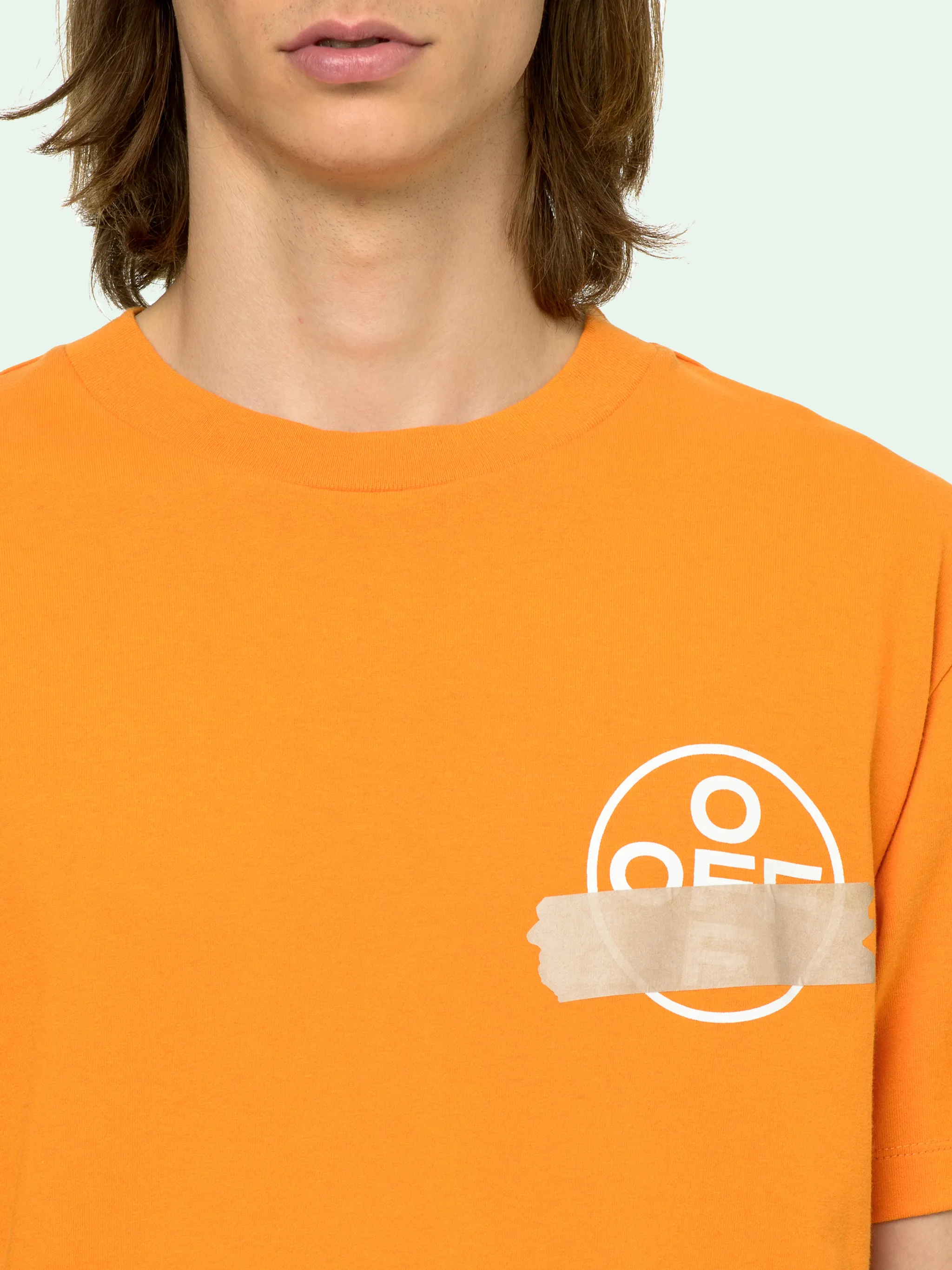 off white shirt orange