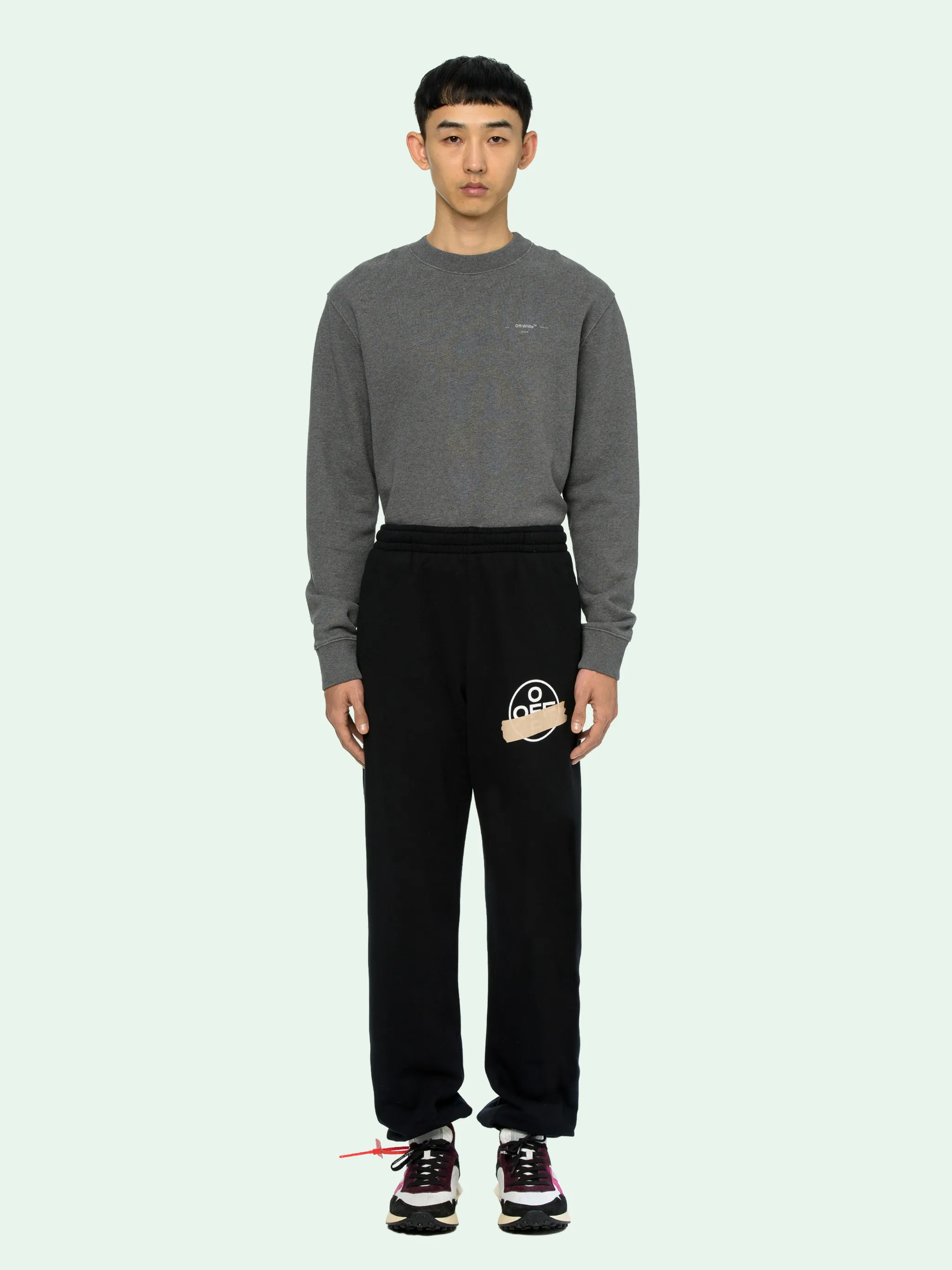 off white grey sweatpants