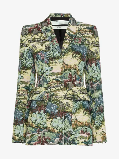 off white tapestry dress