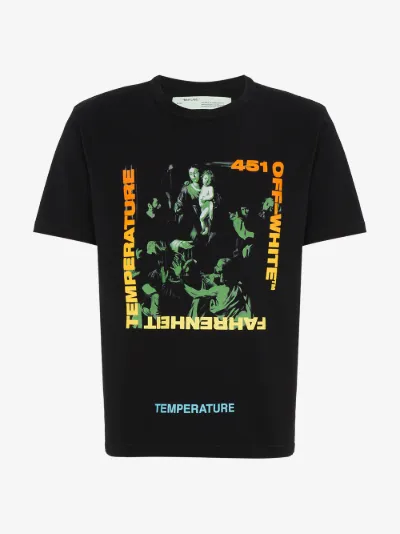 off white fahrenheit 451 tee