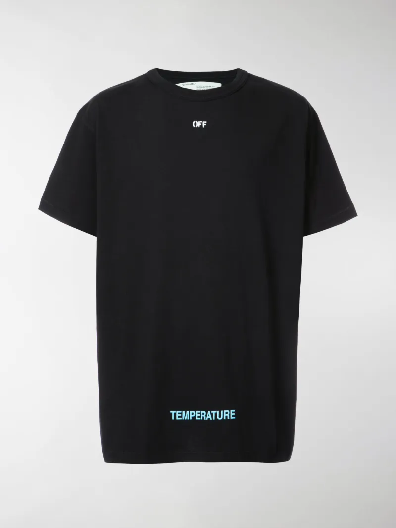 temperature off white shirt