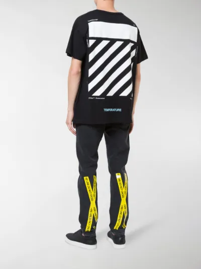 off white fahrenheit 451 tee