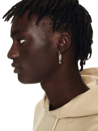 Off white paperclip deals earring