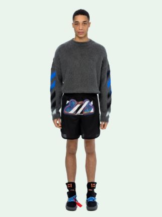 Off white best sale gym shorts