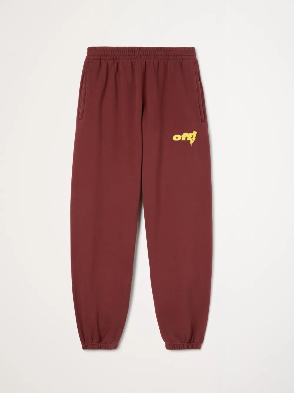 Off white red sweatpants sale