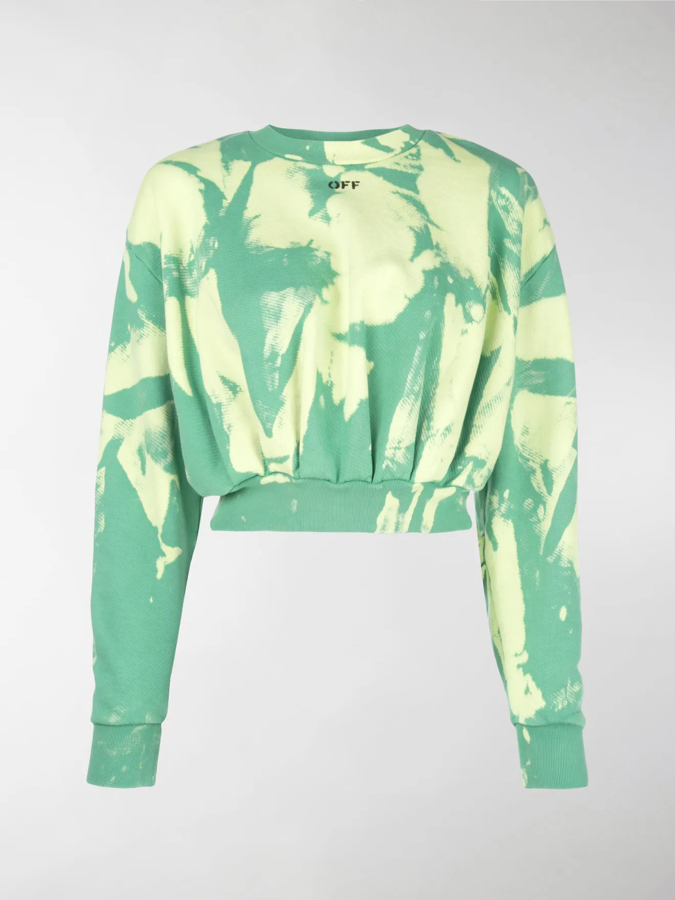 off white tie dye jumper