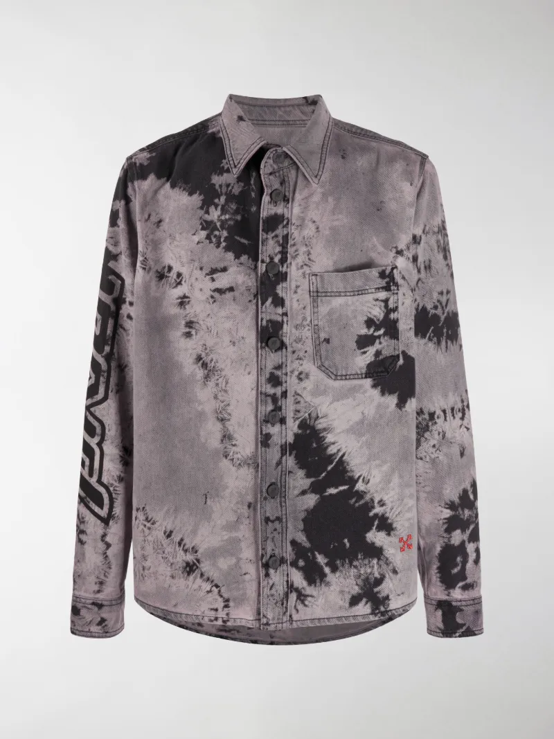 off white tie dye shirt