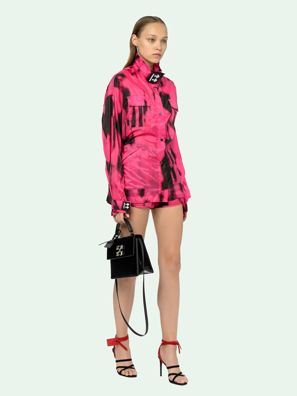 TIE DYE TRACK COAT primary image