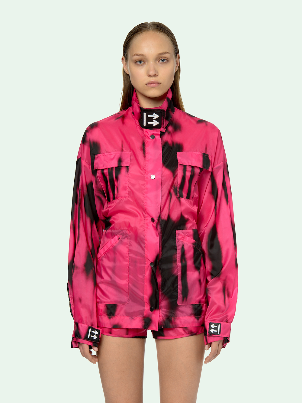 TIE DYE TRACK COAT secondary image