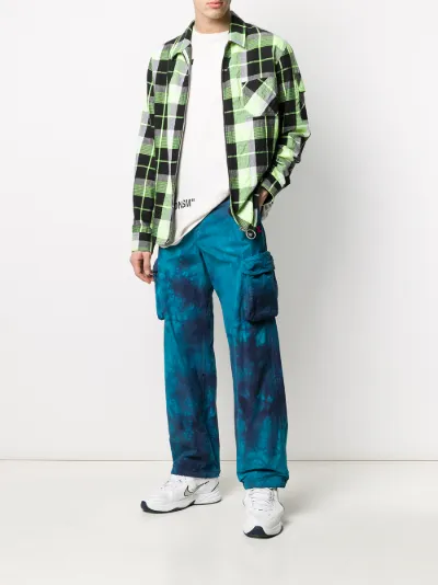 レビュー高評価のおせち贈り物 Off-White HR Eraldo.com | trousers cargo tie-dyed パンツ