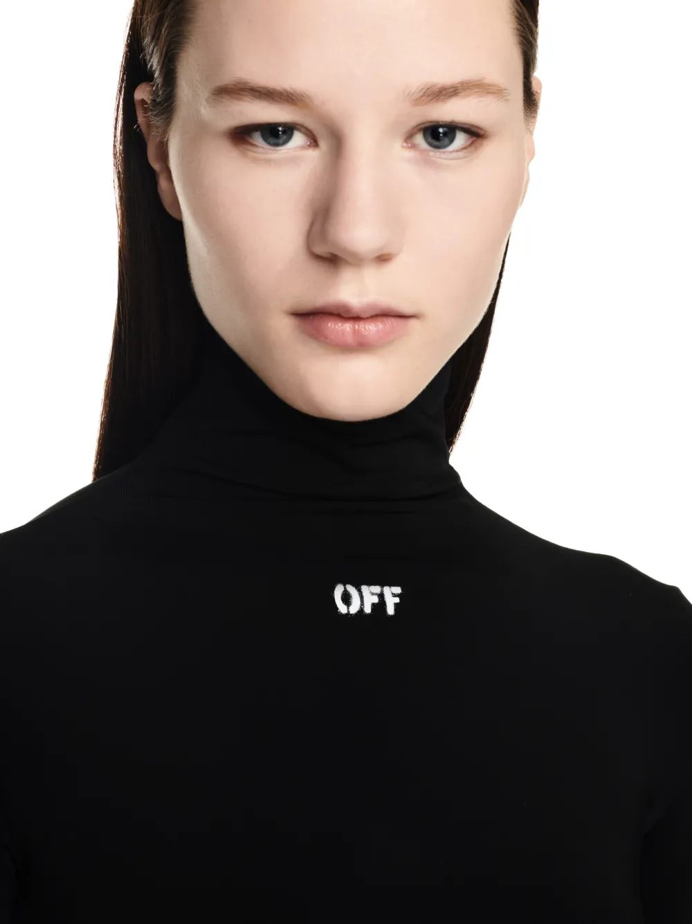 Maglia Donna Lupetto In Cotone Elasticizzato - Dolcevita Manica Lunga | Morbida E Aderente - Foto 3