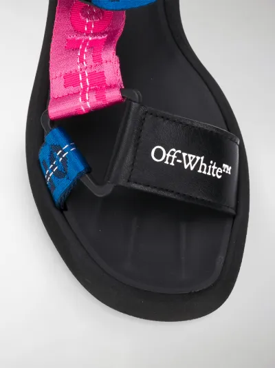 off white strappy sandals