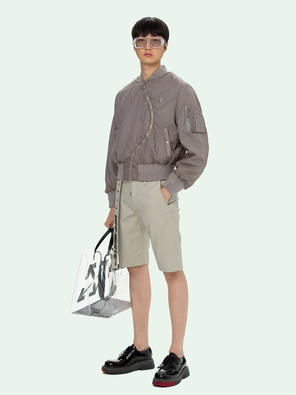 TWIST BOMBER JACKET primary image