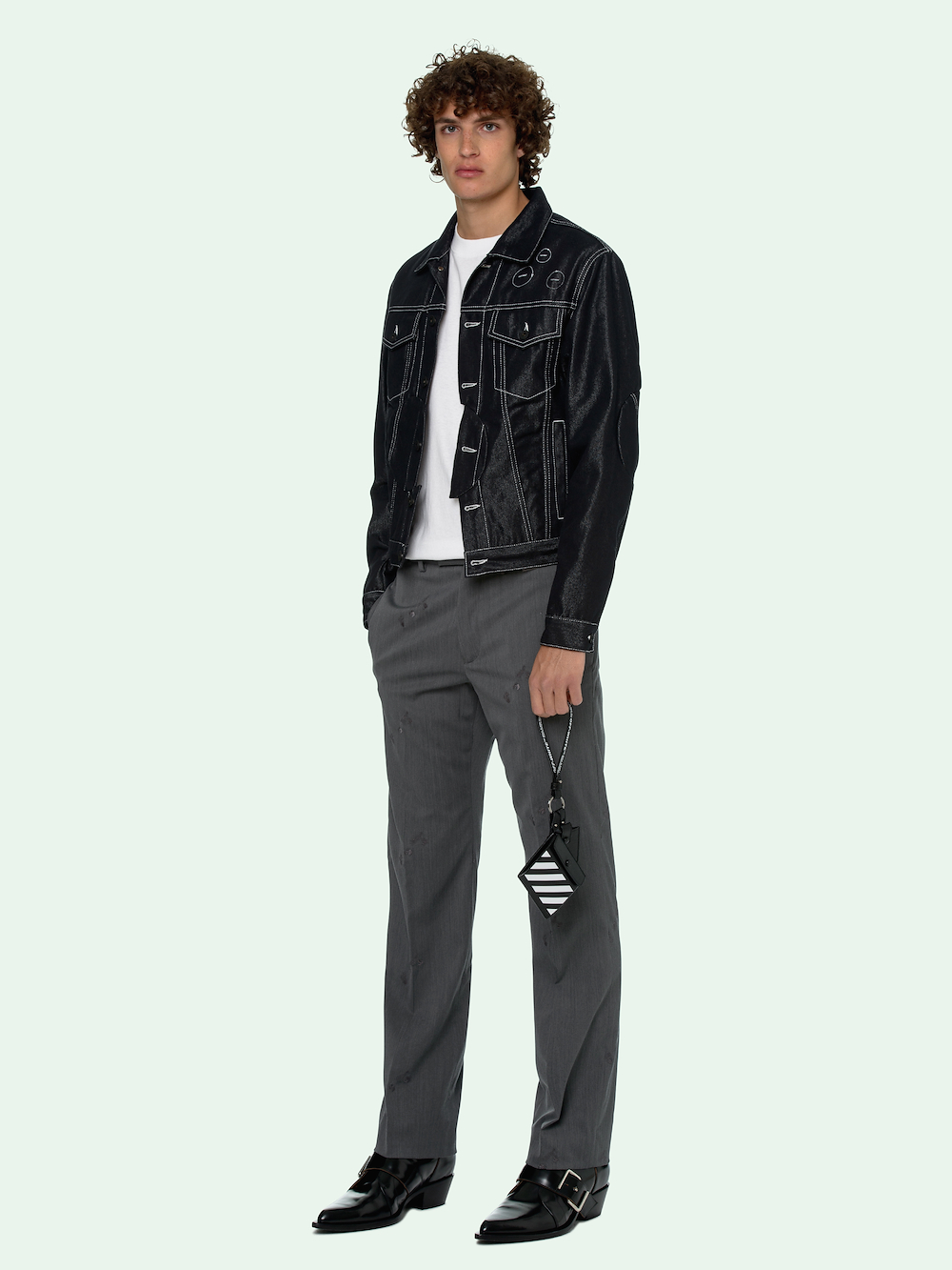 TWISTED DENIM JACKET primary image