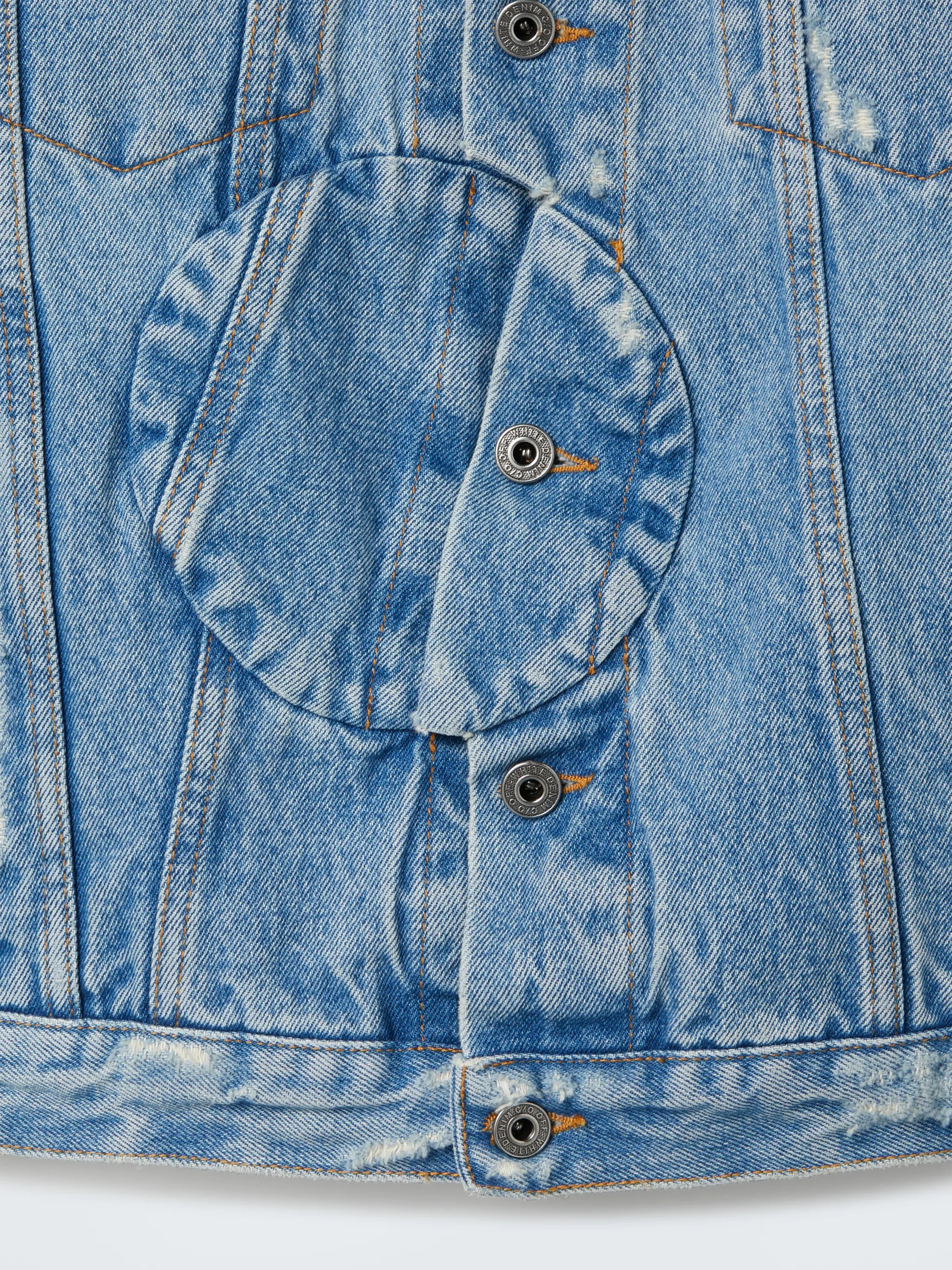 TWISTED DENIM JACKET OffWhite™ Official Site