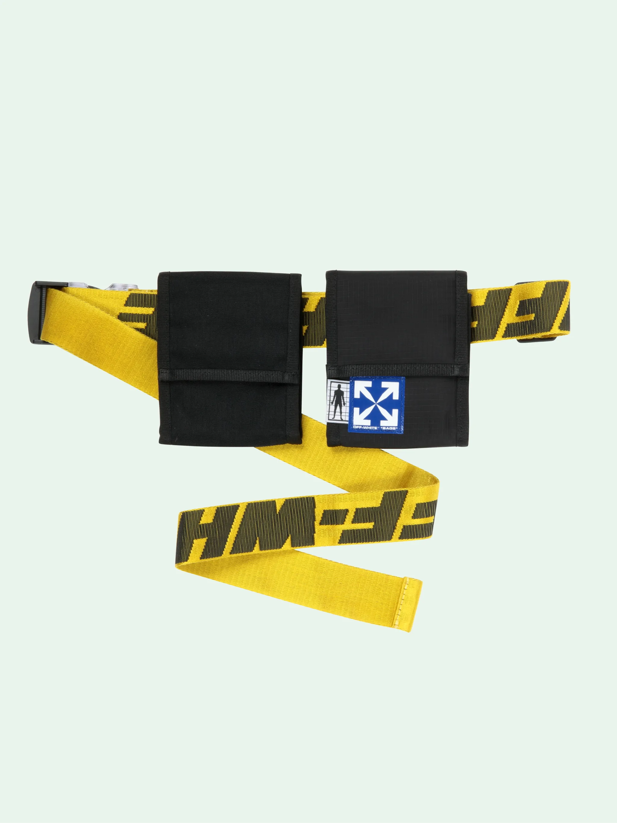 off white suitcase strap