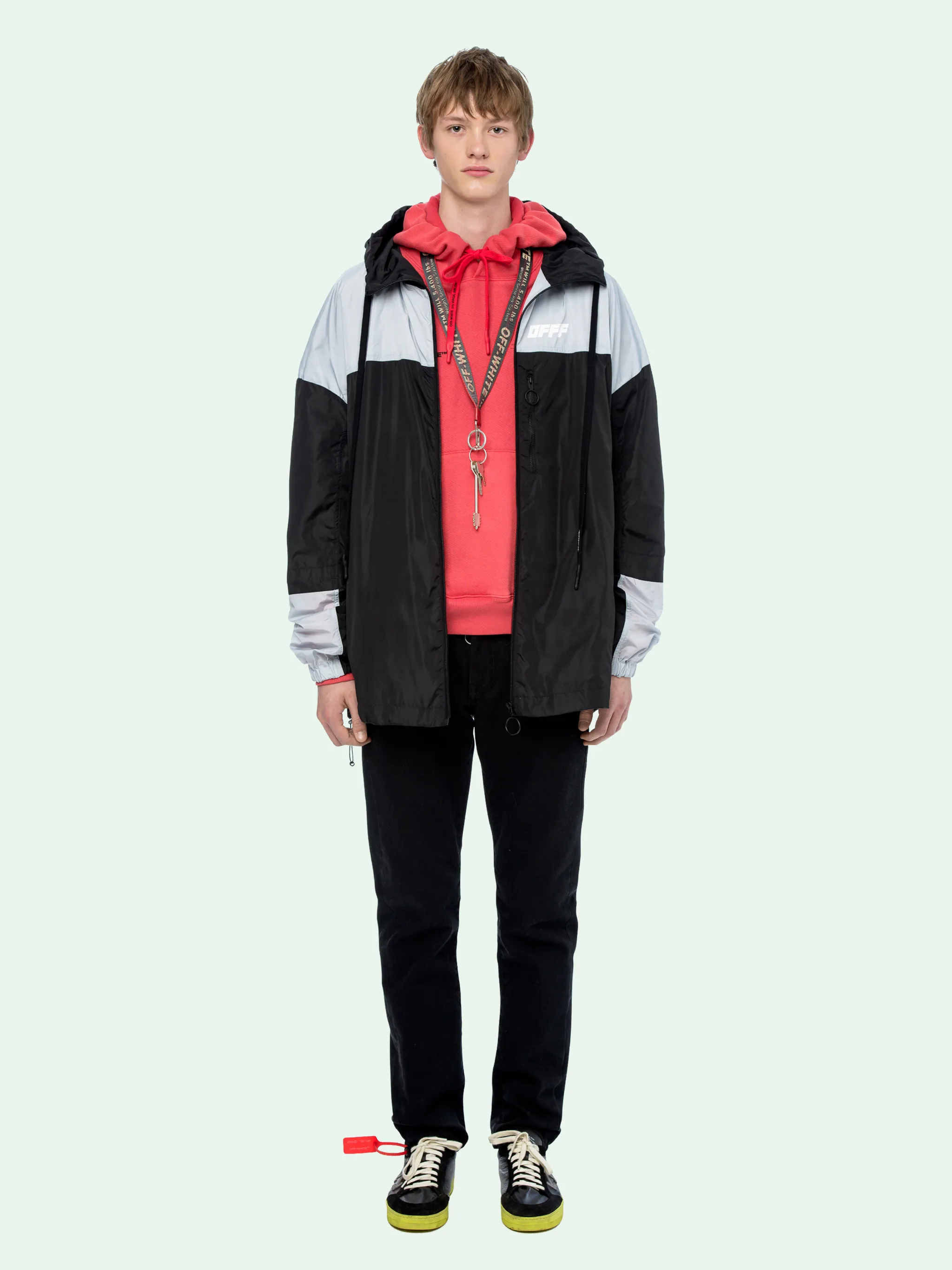 off white windbreaker