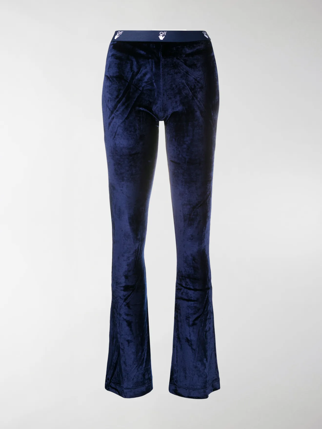 white trousers flared