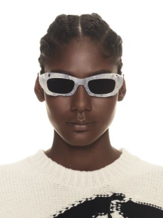 Shop Off-White Unisex Street Style Sunglasses by maruogaharu