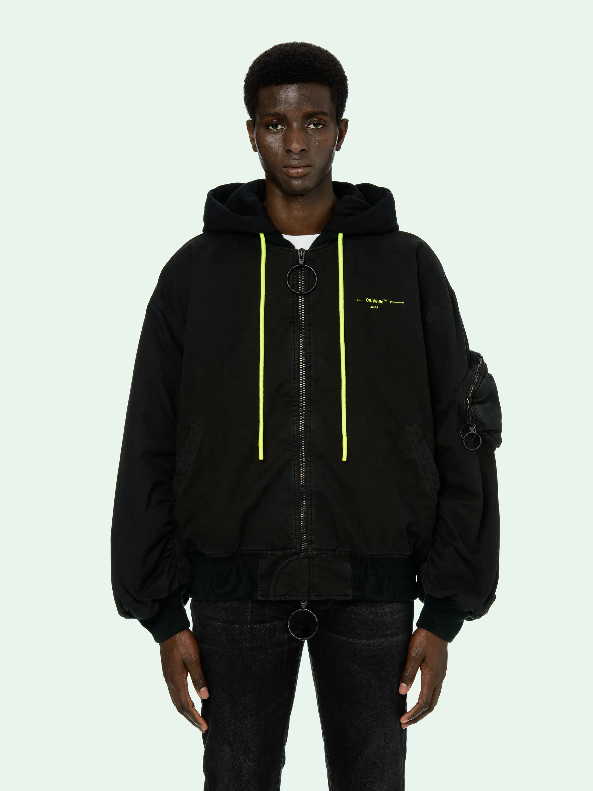 off white vintage hoodie