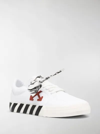 vulcanized low top off white