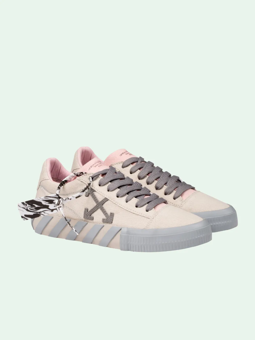 off white beige vulcanized low