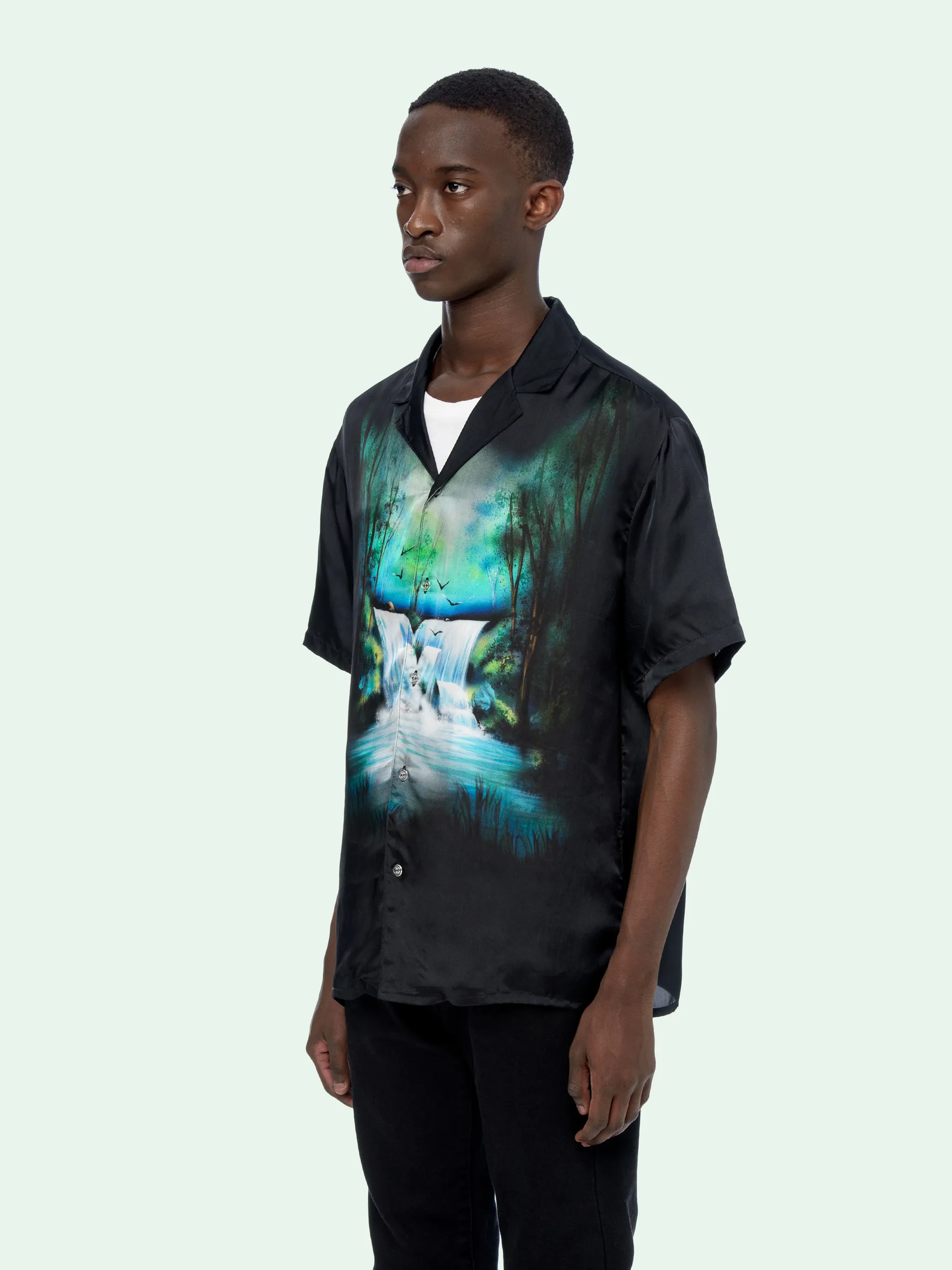 off white waterfall shirt