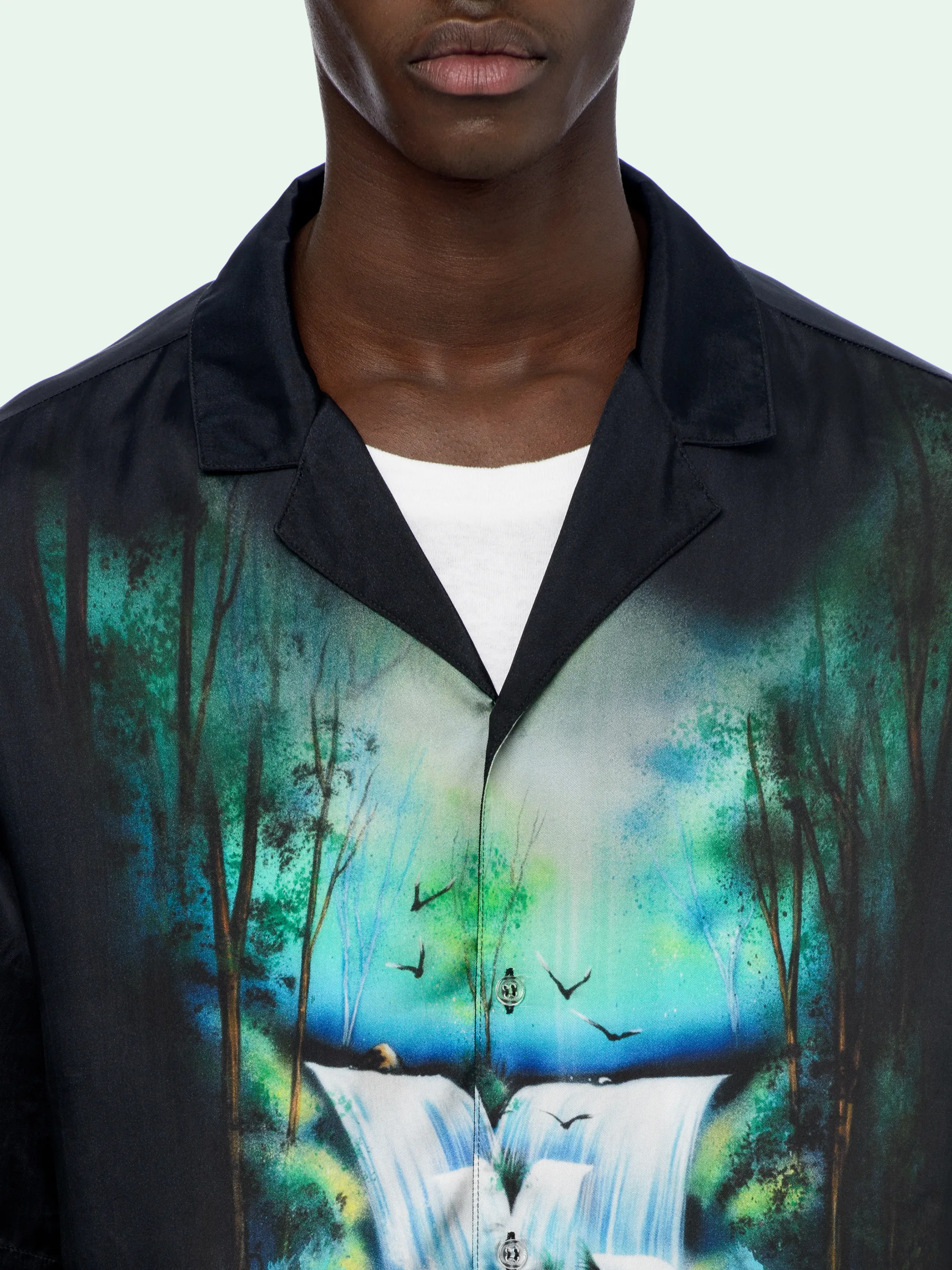 off white waterfall tee