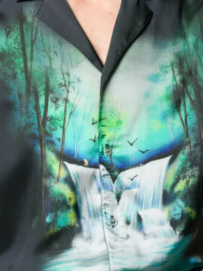 off white waterfall shirt