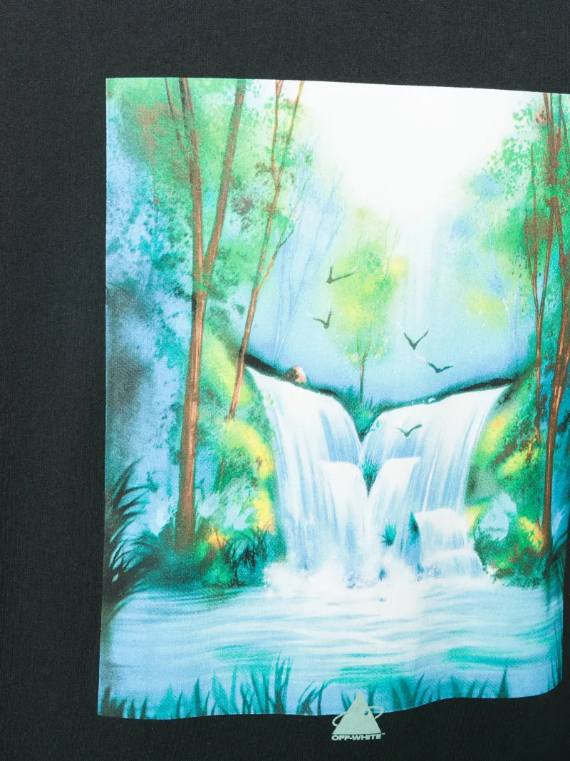 off white waterfall t shirt