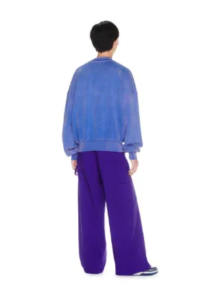 Wave Off Boxy Crewneck in blue | Off-White™ Official GB
