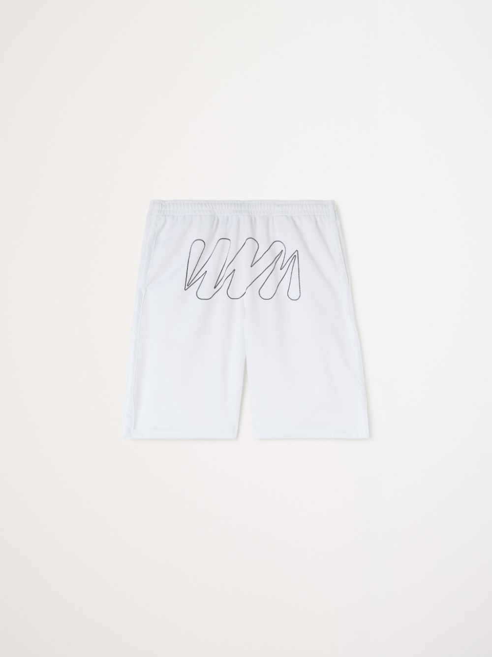 WAVE OUTL DIAGONAL MESH SHORTS in white | Off-White™ Official AD